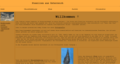 Desktop Screenshot of fossilien.kaphi.at